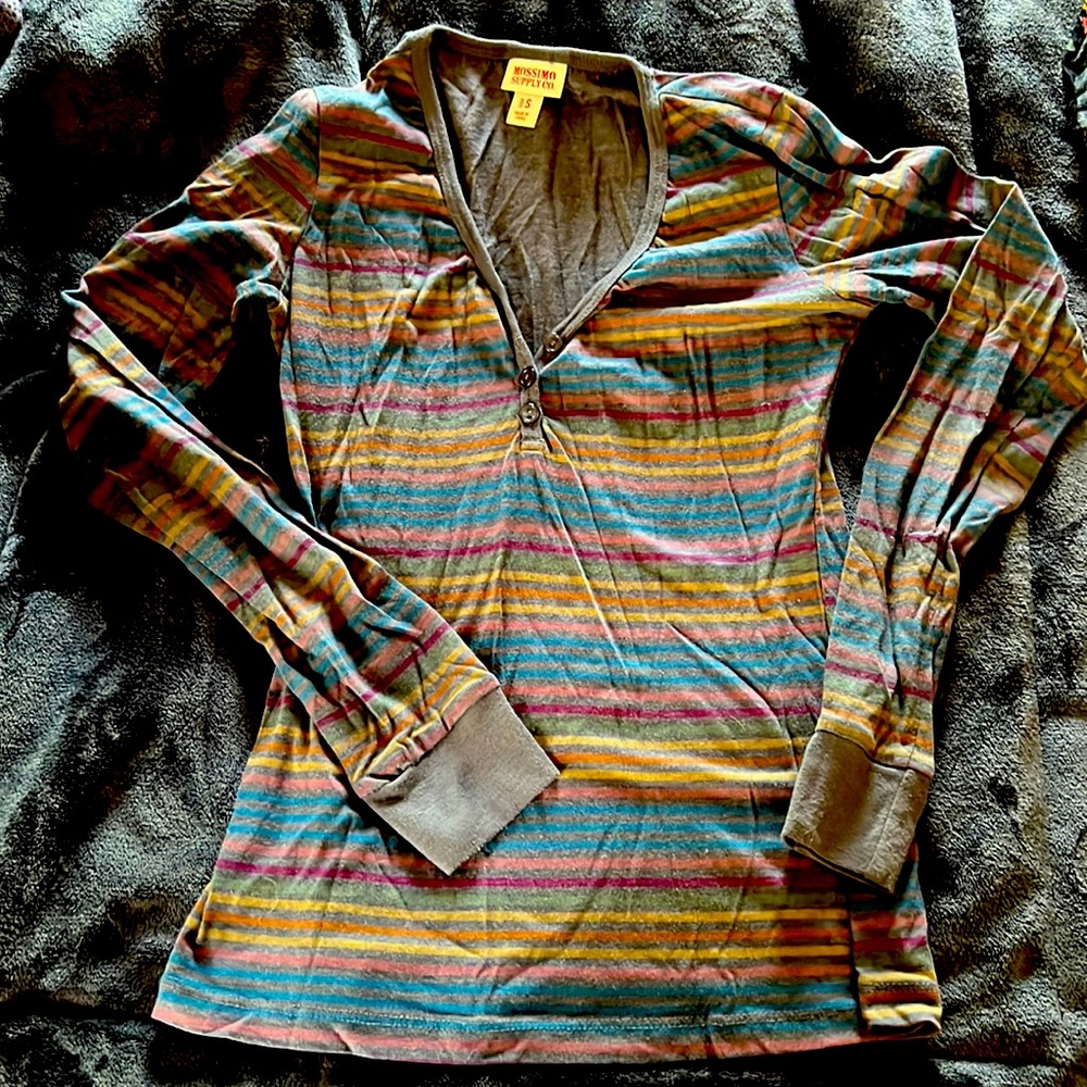 Long sleeve striped shirt